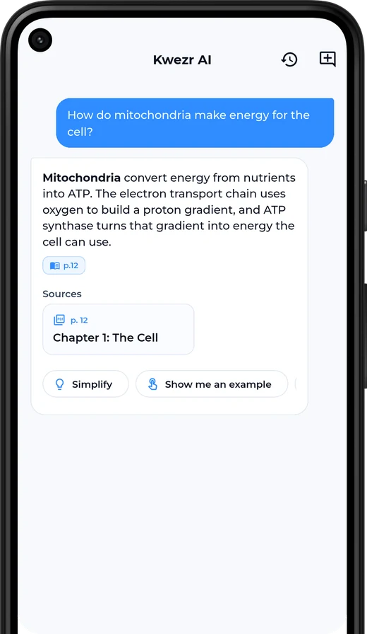 An assistant that answers from your own slides
