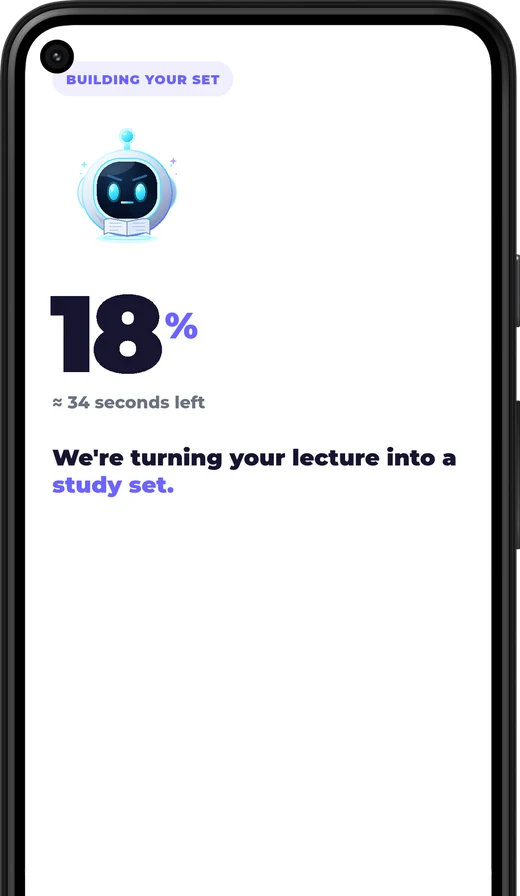 Upload a lecture. Study instantly.